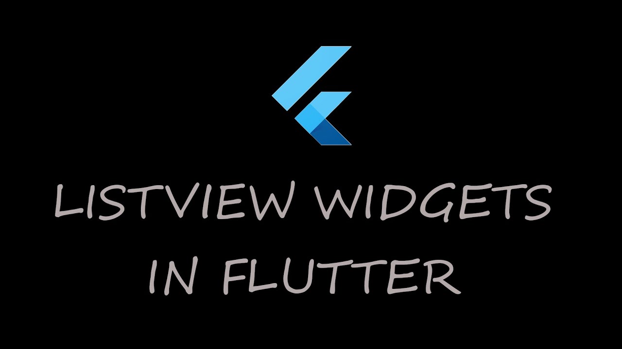 8. Flutter ListView Widget - YouTube