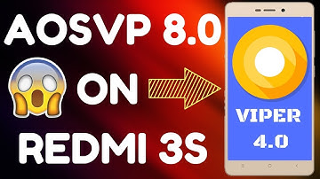 AOSVP 8.0 FOR REDMI 3S/PRIME | OREO ROM LATEST | INSTALLATION + REVIEW |