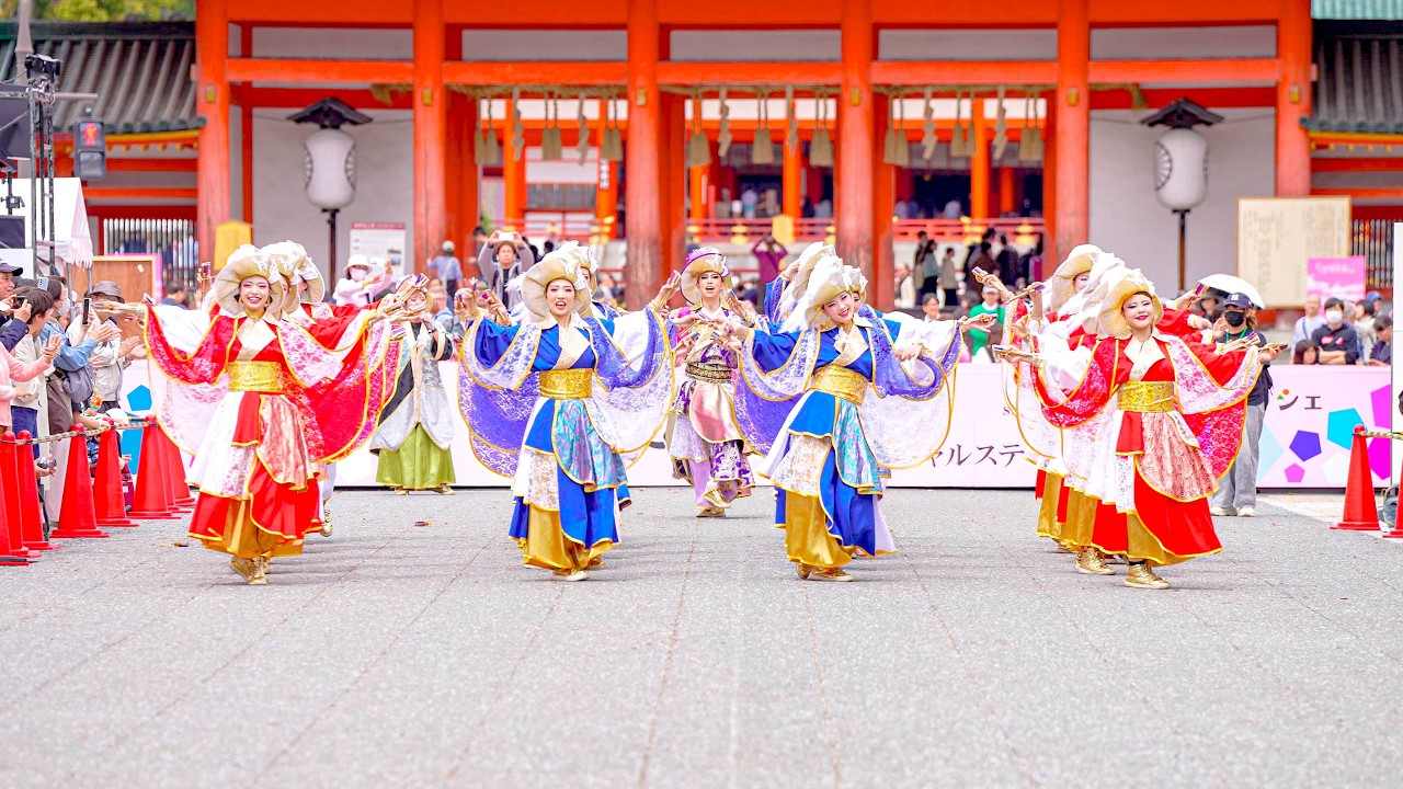 4K] Musubi no Kami Kyoto Sakura Yosakoi 2026 Sakuyosa Sunday