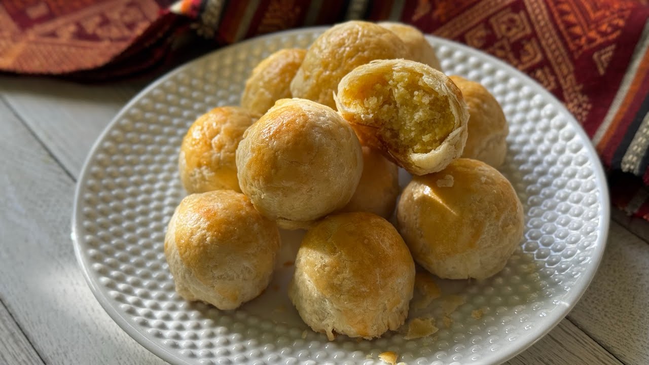 Кханом Пиа - Пиа Кейкс - Хопия - Лунные пряники - Слоёная корочка с начинкой из маша