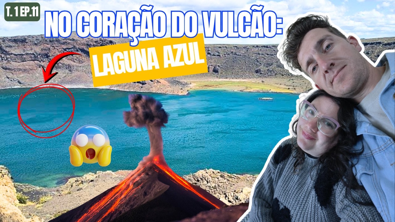 Episódio 11: No Coração do Vulcão: A Laguna Azul Mais Surreal da Patagônia