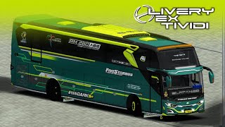 TAMPIL ELEGAN‼️LIVERY POLOSAN EX TIVIDI‼️MOD JB3 SHD BY MHD CONCEPT