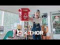 CHUMS×THOR初コラボ！レトロアメリカンなデザインが特徴の『CHUMS×THOR Round Container Set 12L』