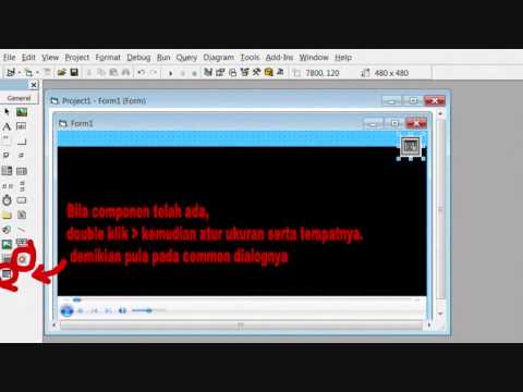 Tutorial Visual Basic 6.0 membuat Windows Media Player
