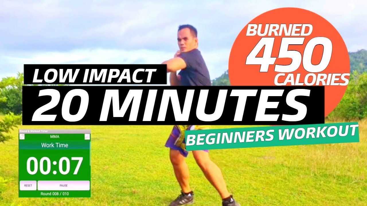 20 Minutes Boxing Workout at HOME Low impact Beginner Workout YouTube