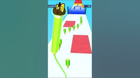 Color Pencil Run Lvl. 24 #shorts #games