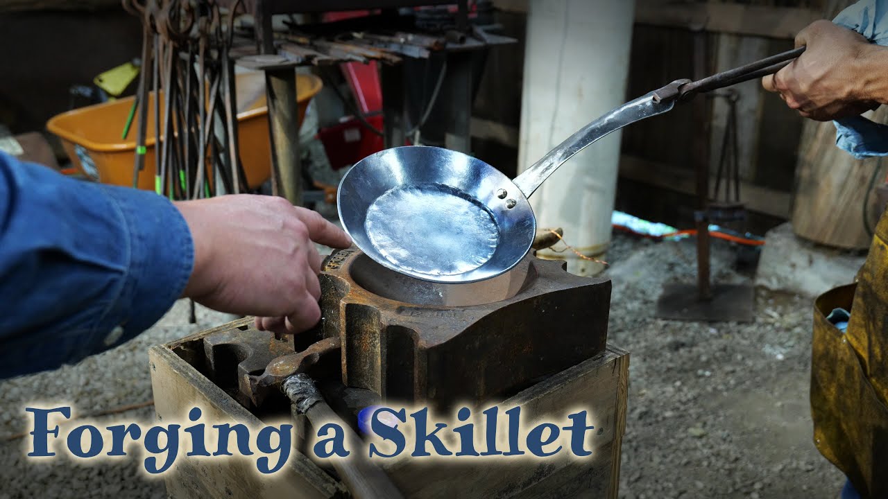 Forging a $100 Frying Skillet - YouTube