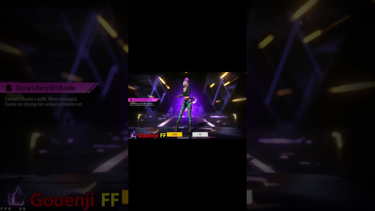 Dasha's Party Girl Bundle | Free Fire 