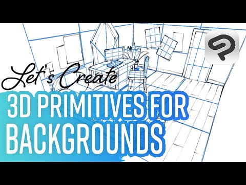 How to use 3D primitives for backgrounds! | Simzart