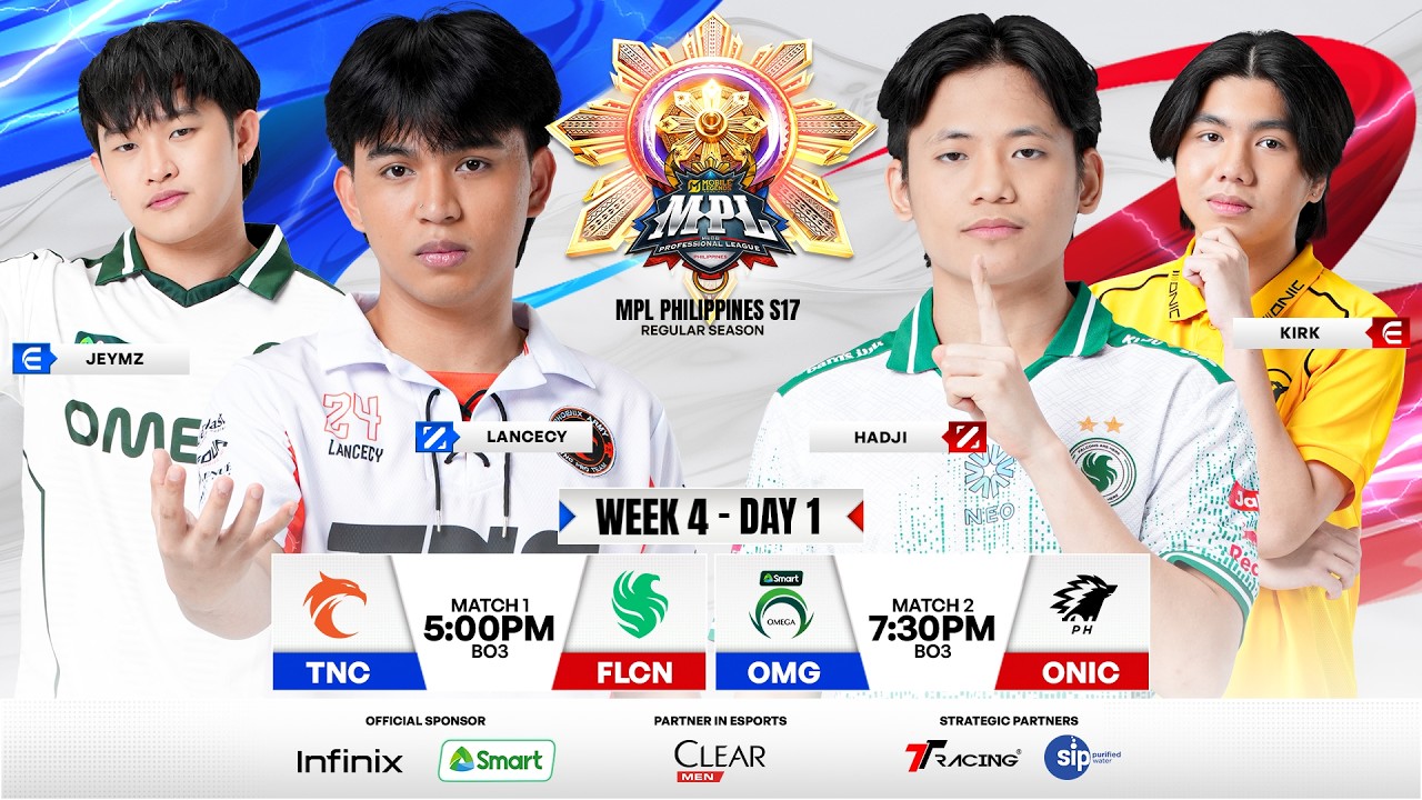 🔴 LIVE | MPL PH S17 | FILIPINO - Week 4 Day 1