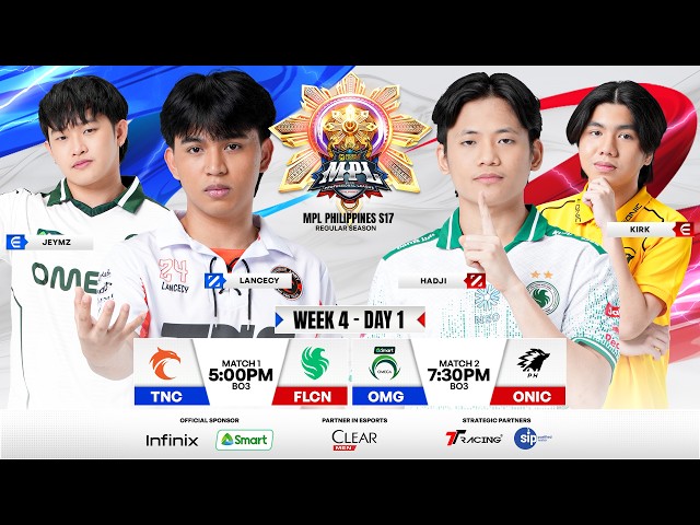 🔴 LIVE | MPL PH S17 | FILIPINO - Week 4 Day 1
