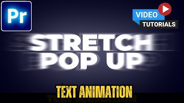 How to Create Stretching Text Effect in Premiere Pro | Text Bounce | Hindi/Urdu | PR05