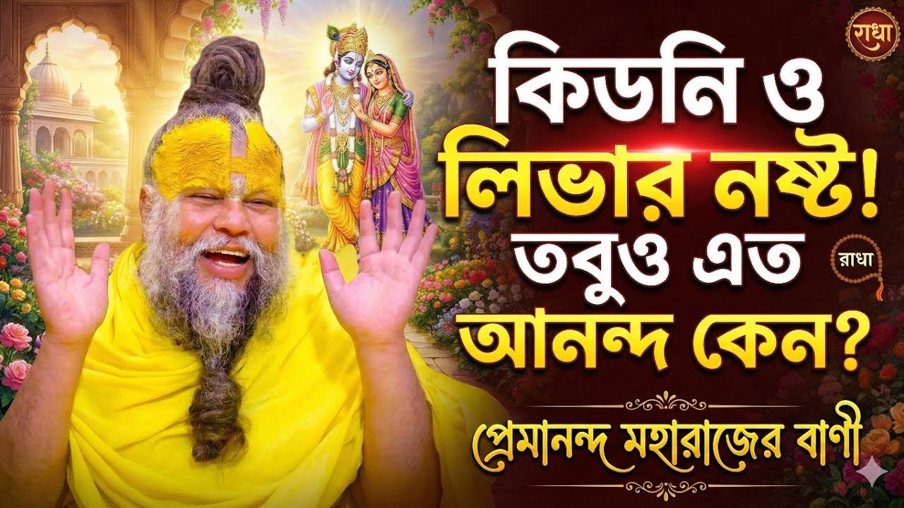 কিডনি ও লিভার নষ্ট, তবুও মনে এত আনন্দ কেন? প্রেমানন্দ মহারাজের গোপন রহস্য। Premanand Maharaj bangla.