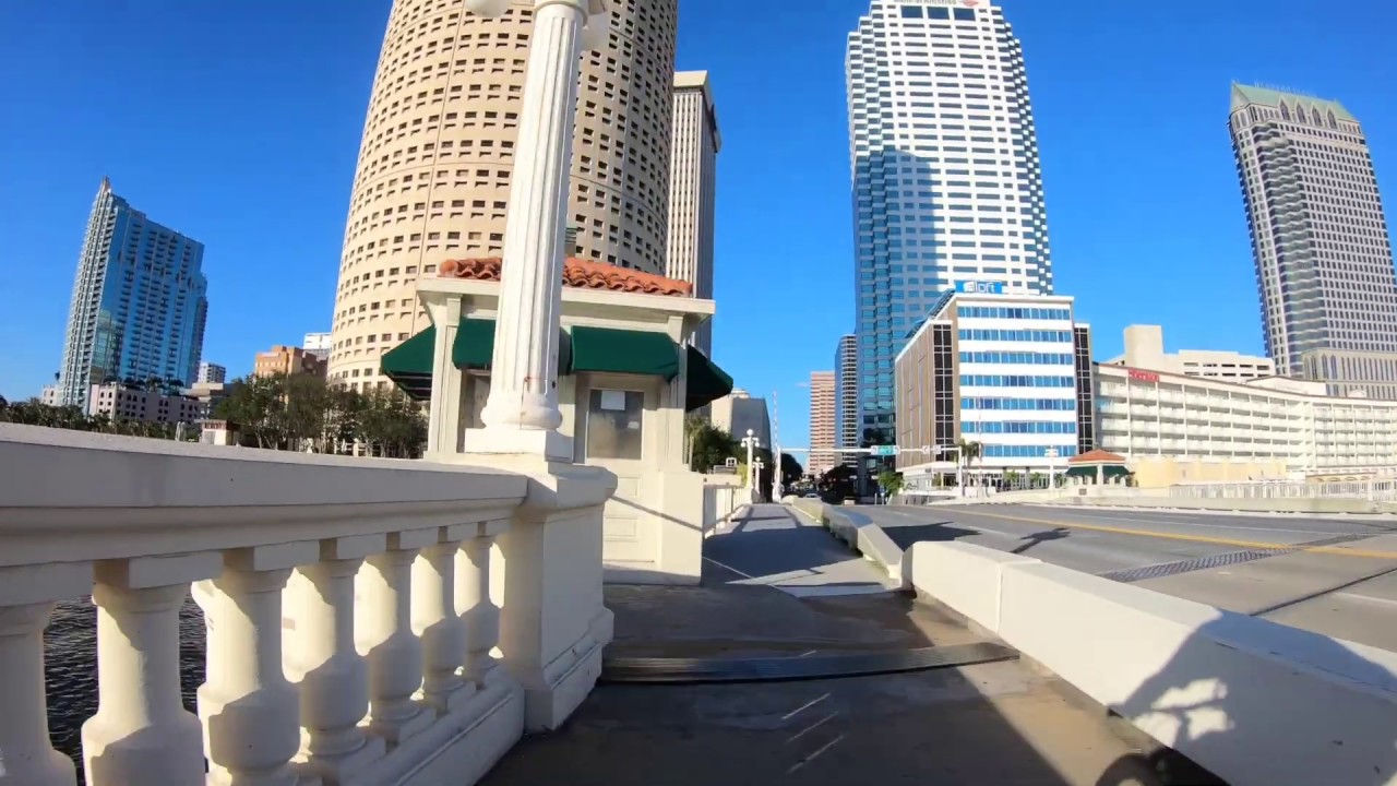 Bike Riding Through Downtown Tampa and Riverwalk YouTube