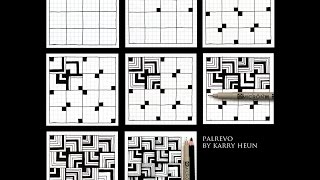 VASILISINAMARI zentangle tutorial pattern PALREVO