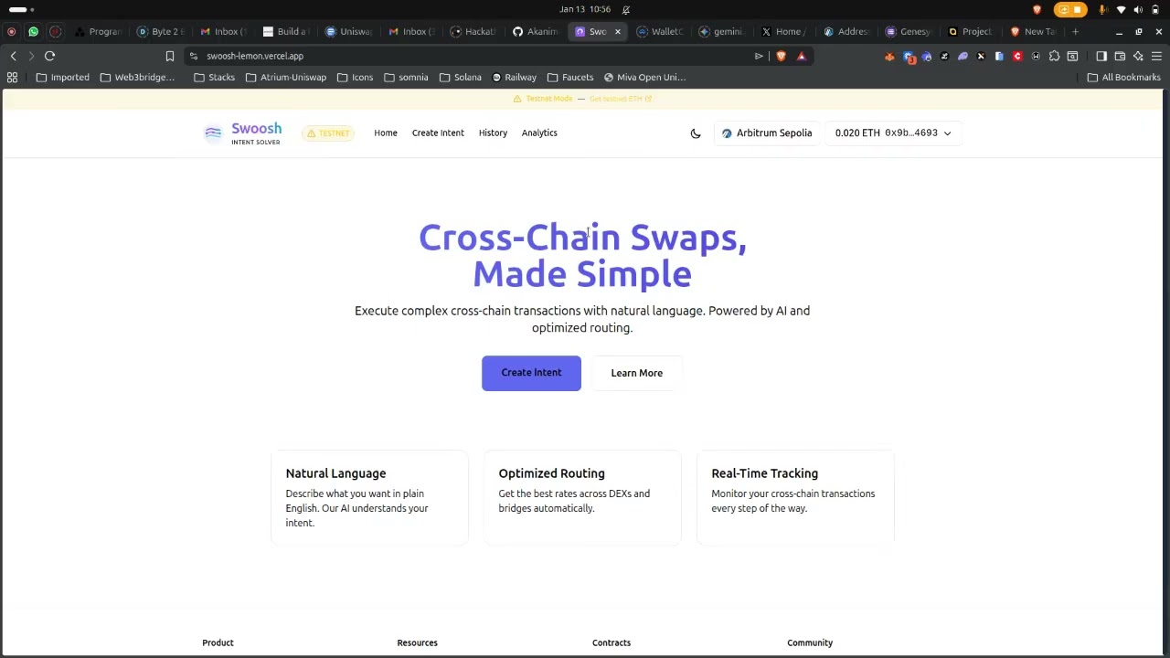 Introducing Swoosh: Simplifying Cross Chain Transactions with AI