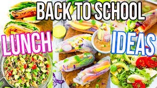 BACK TO SCHOOL LUNCH IDEAS!! Healthy + Easy!!