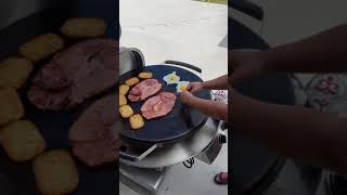 Breakfast is easy with evo grill
