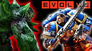 Space Marine Hunting Monsters in Evolve