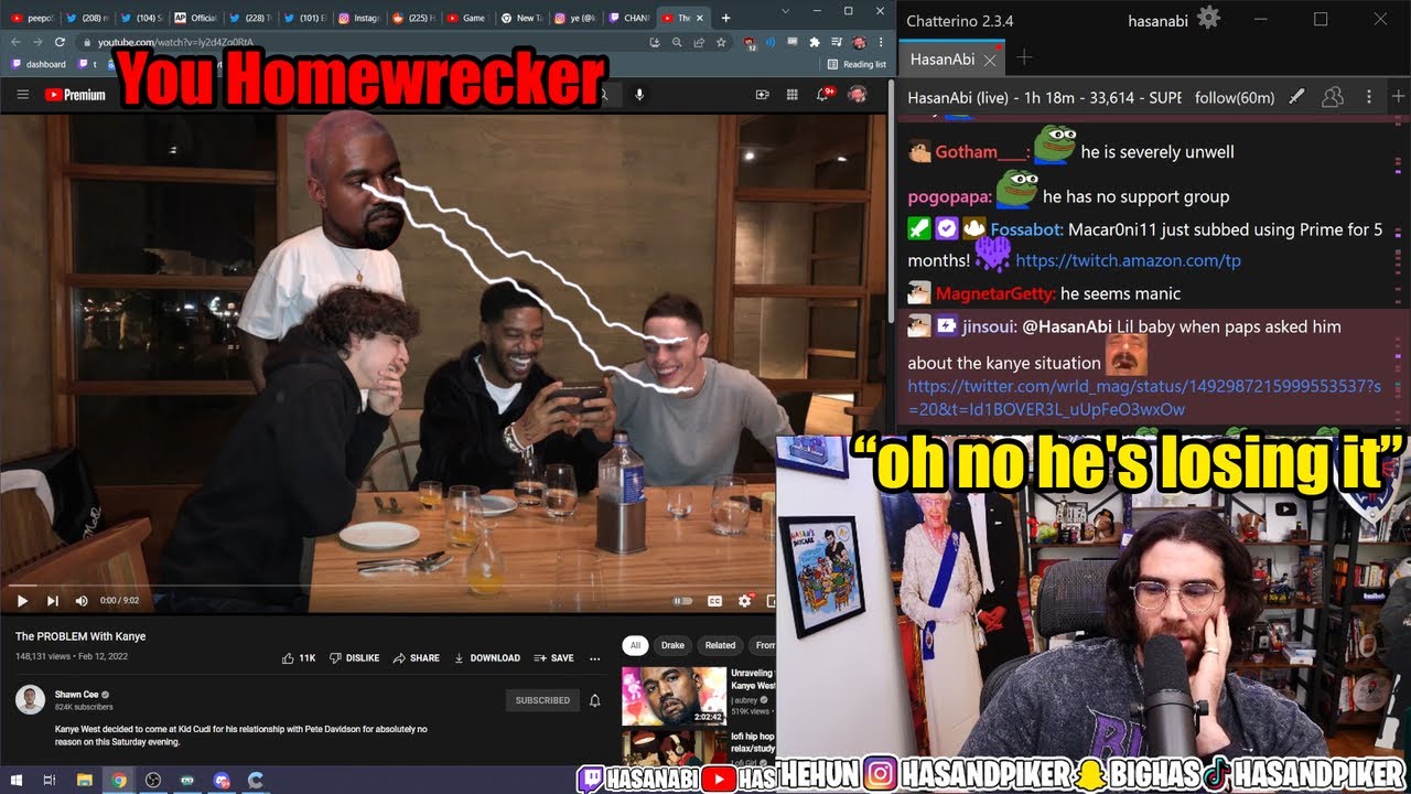 Hasan Reacts To Kanye West Losing It