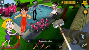 (Mod Menu) Playing Against Multi Giant Clones Miss T Chapter Update Scary Teacher 3D - Save The Girl