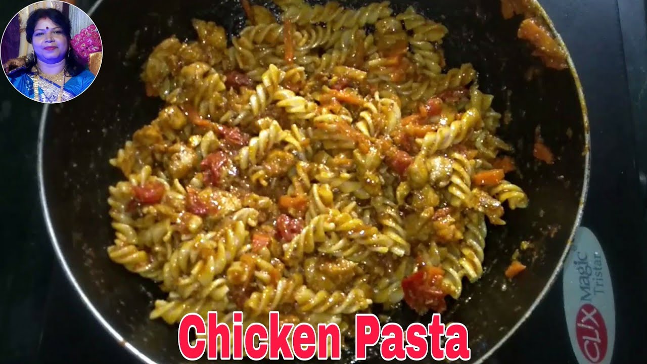 Indian Style Chicken Pasta recipe Chicken Pasta soup recipe Simple