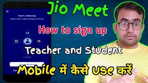 How to Download & Sign up Jio Meet App|How to Create Account In Jio Meet AppJioMeet Conferencing App