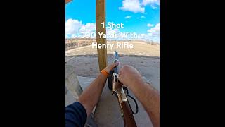 1 Shot 300 Yards With a Henry Rifle