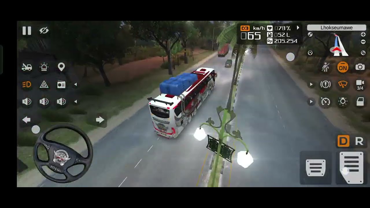 Day 26 of Bus driving।। Delhi to kasmeer ।।Bus simulator 