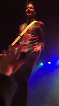 Brett from Panama Wedding touching my hand