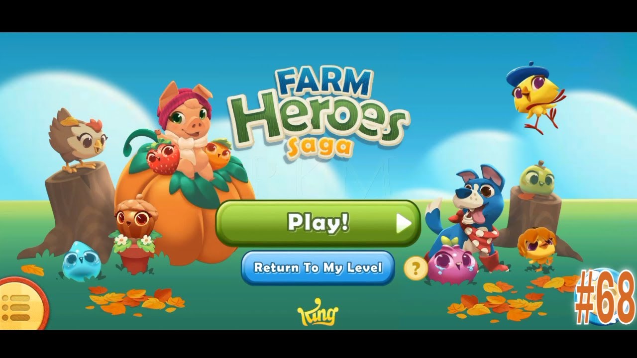 Farm Heroes Saga - Puzzle Games | RKM Gaming | Tips And Tricks | Casual Games | Level 68