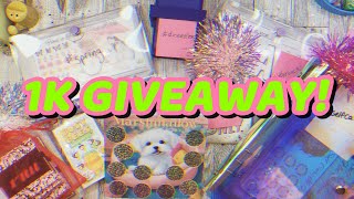 1K GIVEAWAY‼️Thank you so much for your support! 1000 subscriber giveaway! Savings challenges