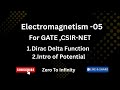 Dirac Delta Function , Intro of Potential  Electromagnetism Lecture  05 #gate #csirnet  #jest