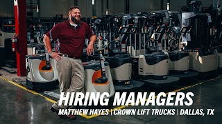 Crown Lift Trucks in Dallas Field Service Manager Matthew Hayes Talks Universal Technical Institute