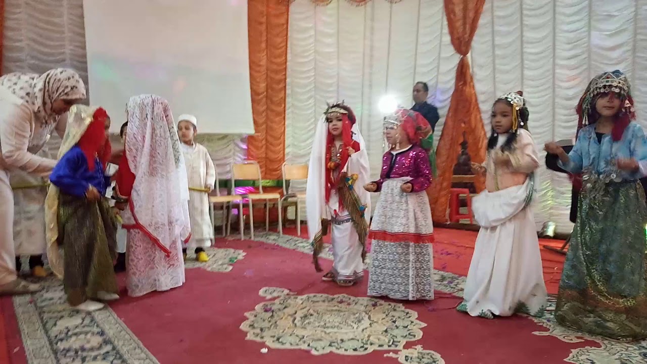 رقصة أمازيغية لأطفال مؤسسة الكوثر للتربية والتعليم الأولي أولاد تايمة