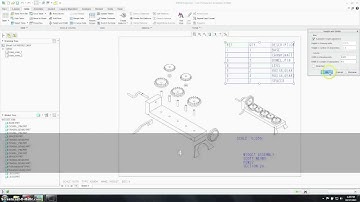 Creo Parametric: How to add bill of materials