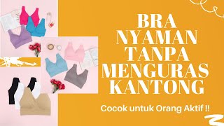 Review Bra Tanpa Kawat dari Shopee NYAMAN dan MURAH ! Geniebra.id