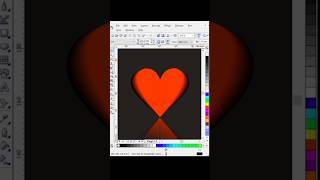 Simple 3d Heart design Creation in Coreldraw. #MUPixels #coreldraw #logodesign #coreldrawtutorial