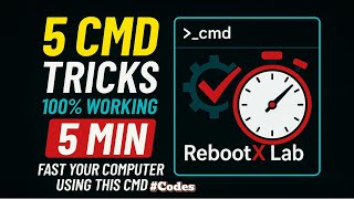 Celebrity 5 CMD Tricks in 5 Minutes to Make Your PC Faster! 🚀 | Speed Up Your Windows Profile