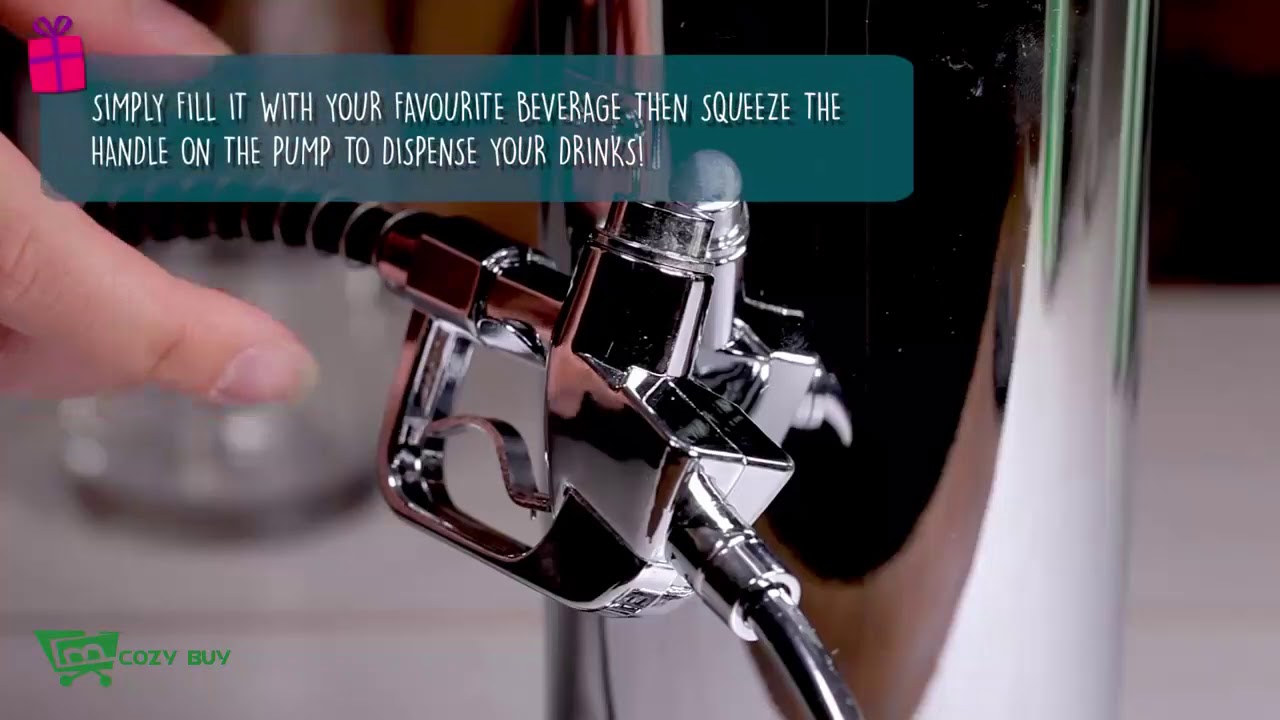 Globe Style Novelty Fill Up Gas Pump Bar Drinking Alcohol Liquor Dispenser