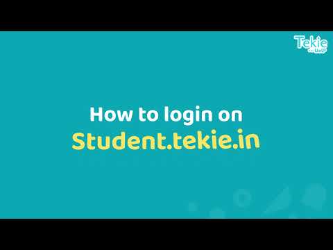 How to login to Tekie | Students?