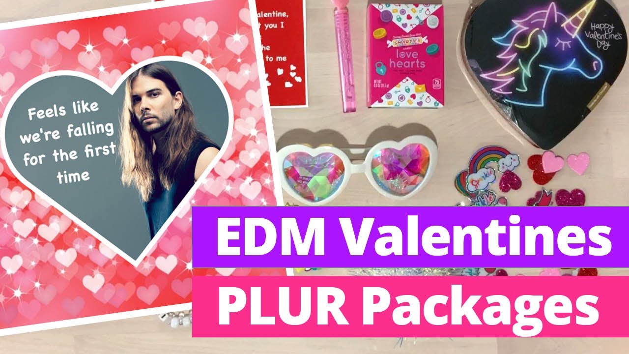 How to Make EDM Valentines & PLUR Packages - YouTube