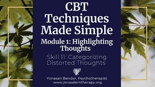 Celebrity CBT Techniques Made Simple: Categorizing Thought Distortions Wealth