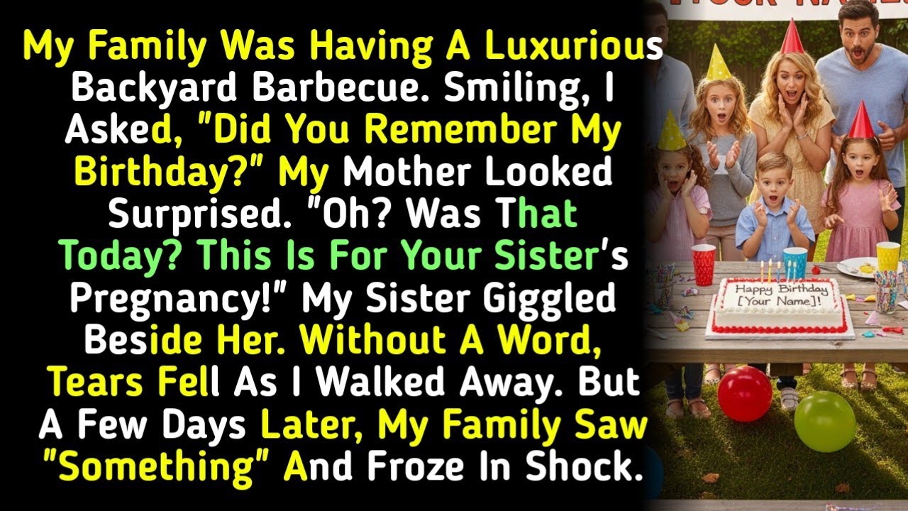 My Family Was Having A Luxurious Backyard Barbecue. Smiling, I Asked, 