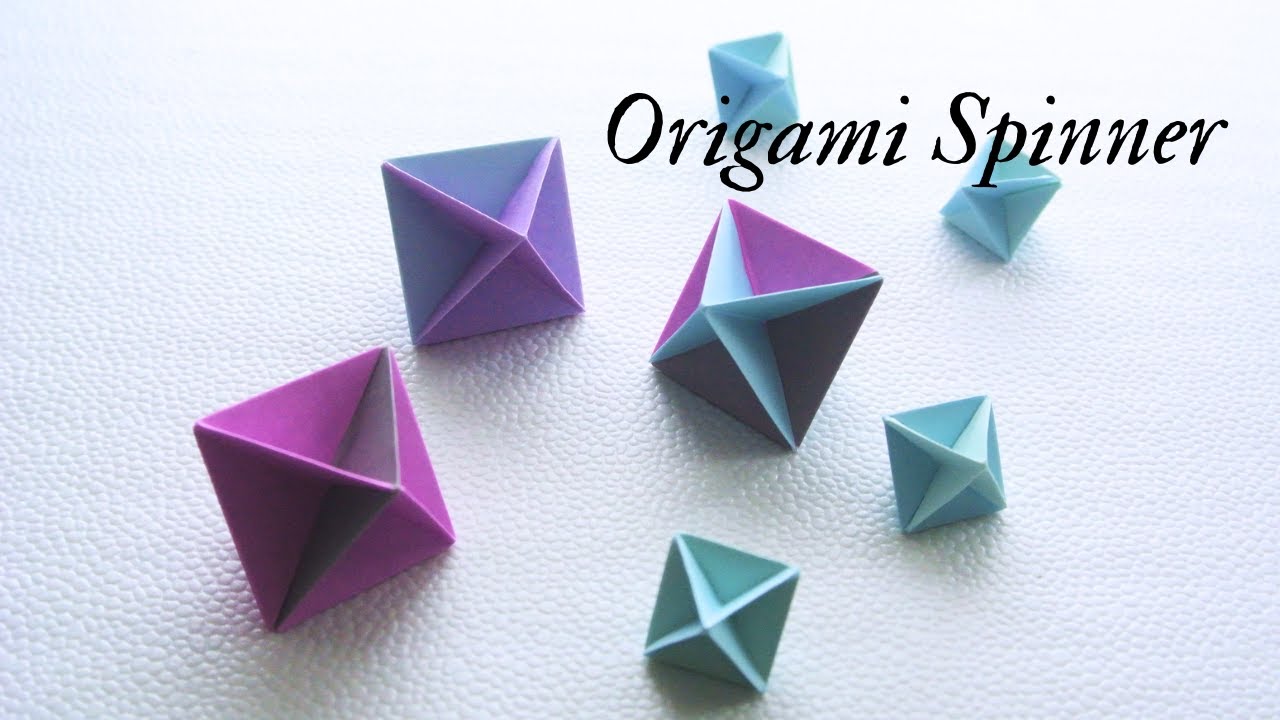 -Оригами- Выдувной волчок