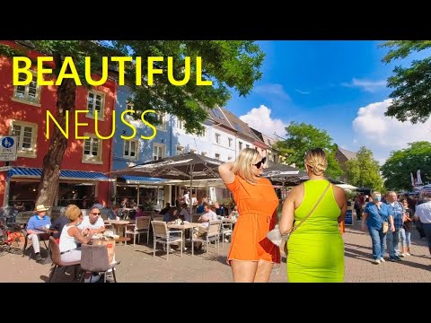 Prettiest town to live in Germany ? 🇩🇪 Neuss City Tour 2023 [4K UHD]
