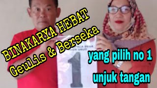 lagu pilih nomor 1 versi kampanye || pilih no1 unjuk tangan, untuk desa BINAKARYA
