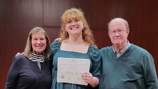 Thomas Wins Butler University Vocal Competition