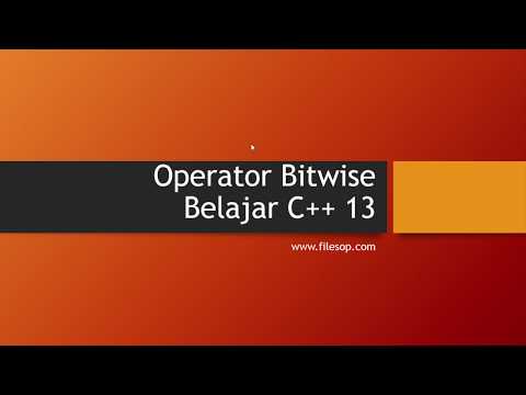 Video: Apabila kita menggunakan operator bitwise?