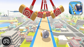 Action Balls: Gyrosphere Race - Gameplay Walkthrough Part 120 - Game Levels 351-353 (iOS, Android)